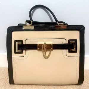 ALDO Blue Moon Color Block Satchel Purse Handbag